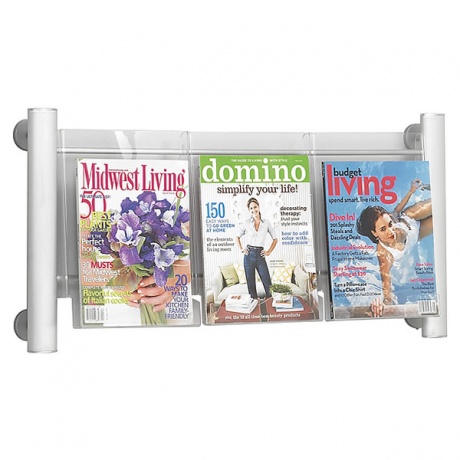 Crest Wall Mounted Literature Dispenser - 3 x A4